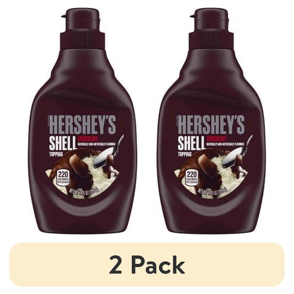 (2 pack) Hershey's Chocolate Shell Topping