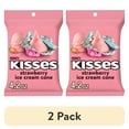 thumbnail image 1 of (2 pack) Hershey's Kisses Strawberry Ice Cream Cone Flavored Candy, Bag 4.2 oz, 1 of 10