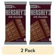 thumbnail image 1 of (2 pack) Hershey's Milk Chocolate Giant Candy, Bar 7.56 oz, 25 Pieces, 1 of 10