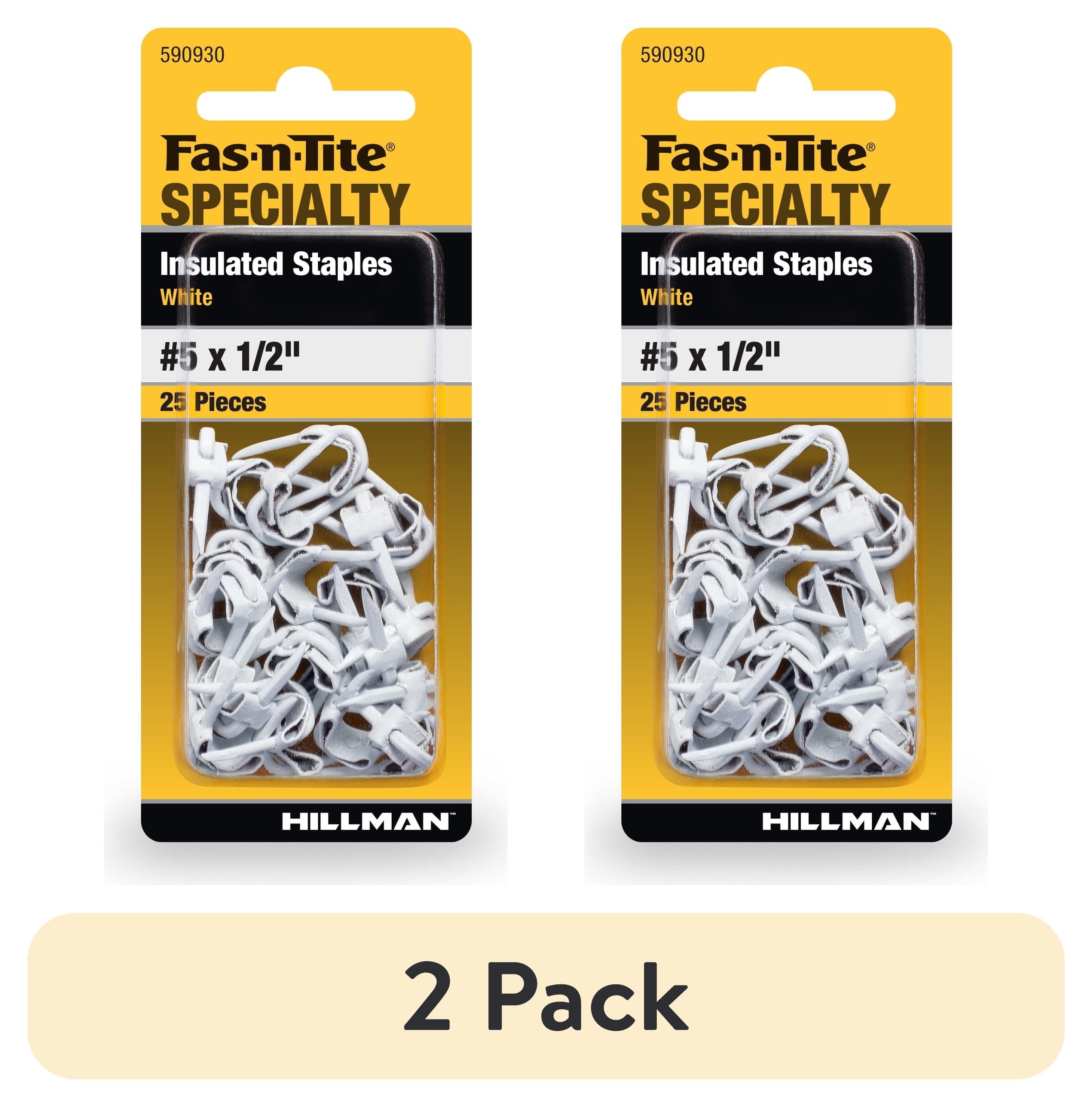 2 pack) Fas-n-tite Insulated Staples, #5 x 1/2
