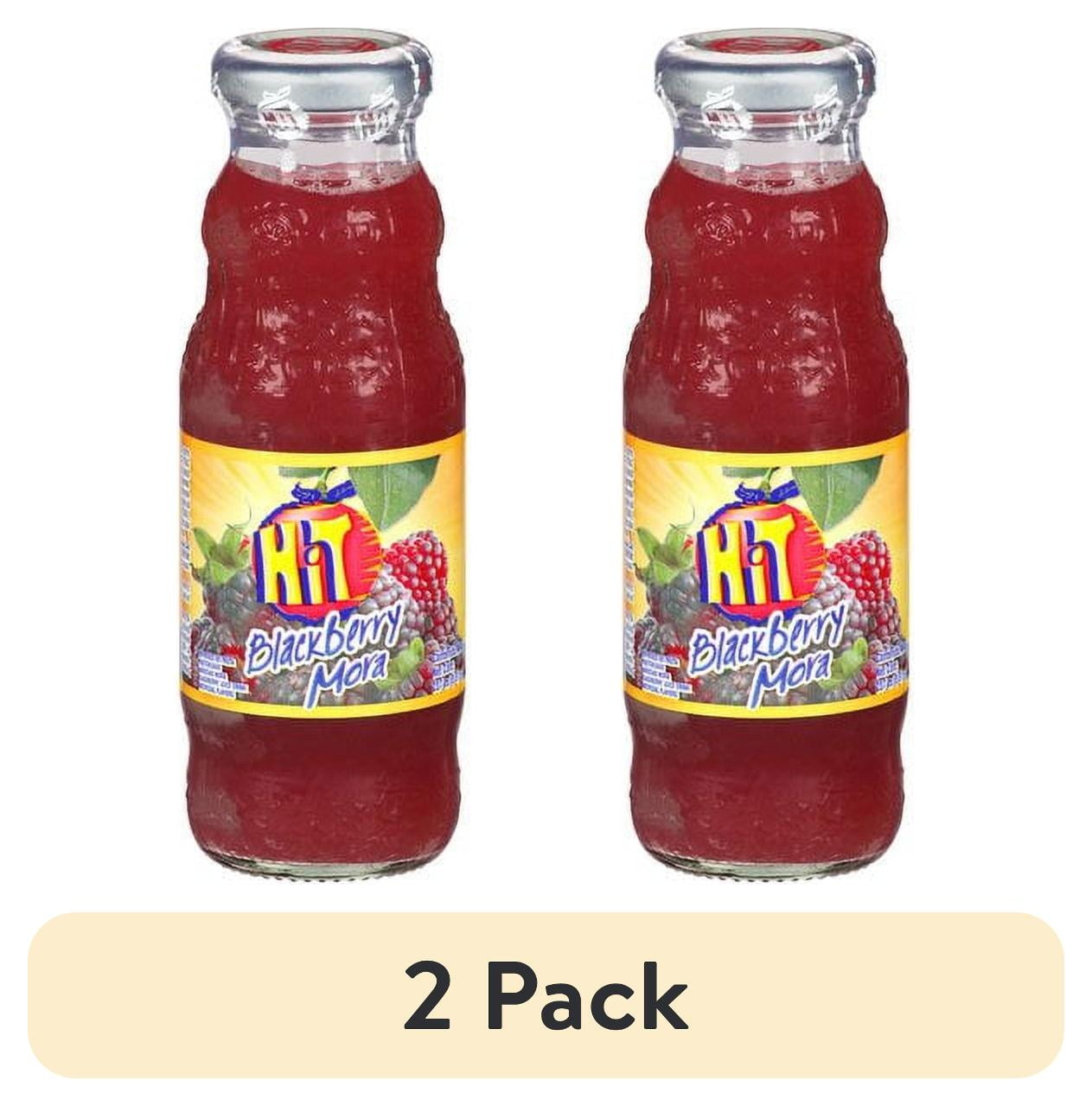 (2 pack) Hit Blackberry Mora Juice Drink, 8 oz