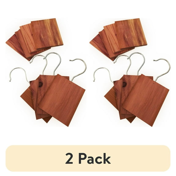 (2 pack) Homegrown Cedar Hanging Fragrance Blocks for Odor Eliminating - 8 Pack