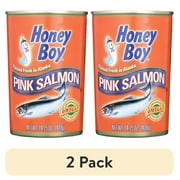 (2 pack) Honey Boy Pink Salmon, 14.75 oz