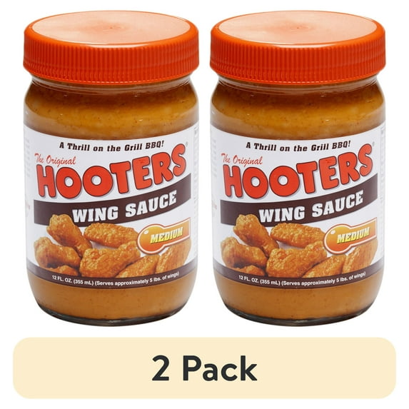 (2 pack) Hooters Foods Hooters Wing Sauce, 12 ounces