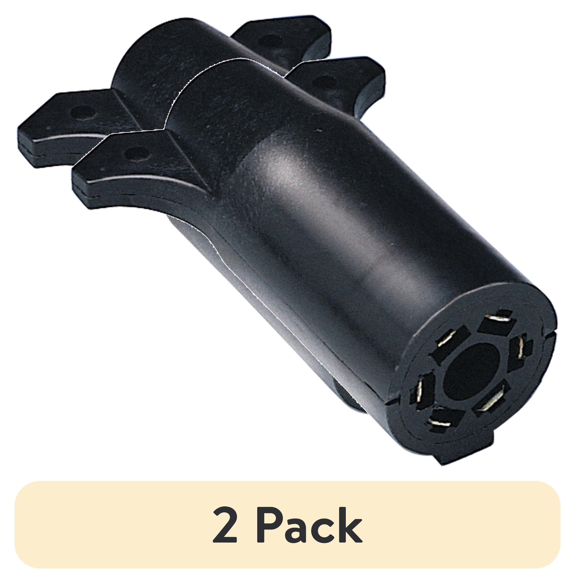 (2 pack) Hopkins 47555 Taillight Adapter - 7-Blade Round to 6-Round