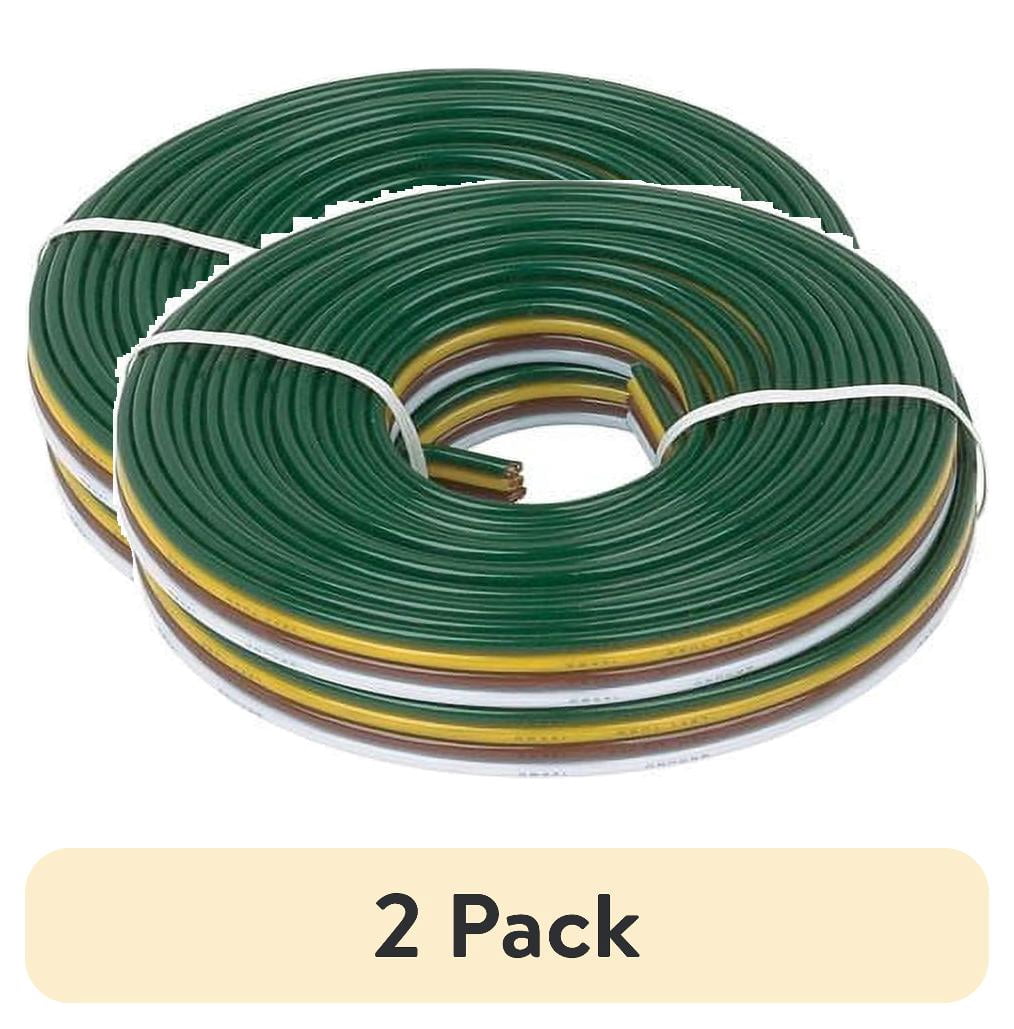 (2 pack) Hopkins Towing Solutions 25 feet of 16 Gauge 4 Conductor Wire, 49915