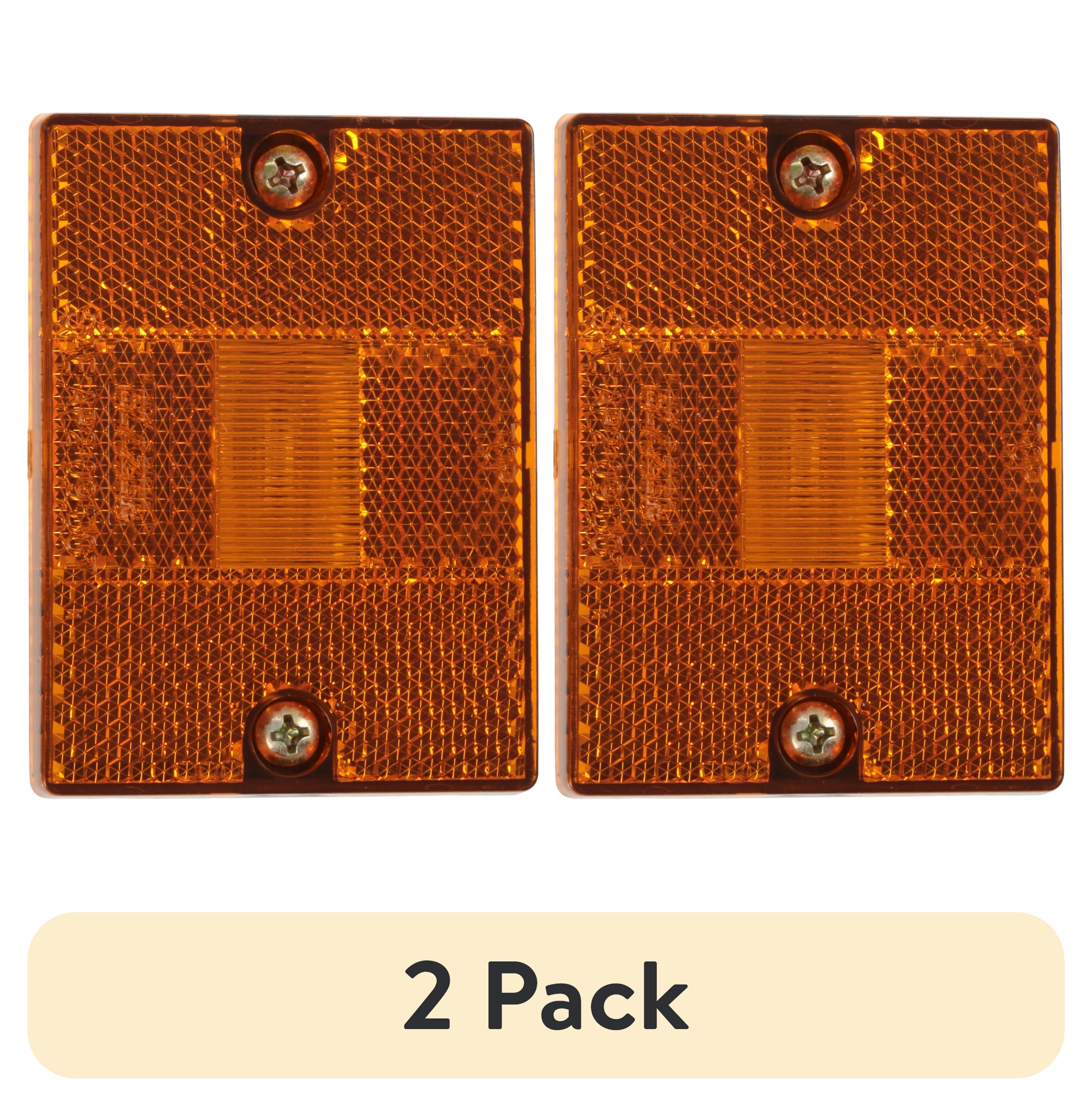 (2 pack) Hopkins Towing Solutions LED Side Marker Light Fits Trucks, Amber, CW523A
