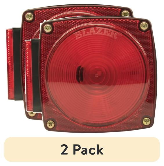 (2 pack) Hopkins Towing Solutions POWER1 LED Submersible Combo Trailer Light Set, C8393PTM, Right and Left