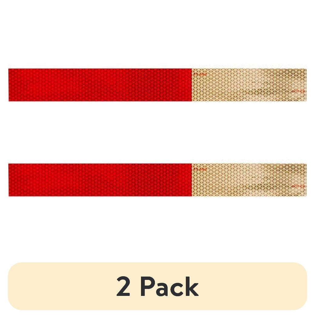 (2 pack) Hopkins Towing Solutions Reflective Conspicuity Tape, Red and White, 18in, B280RW, 4 Pack