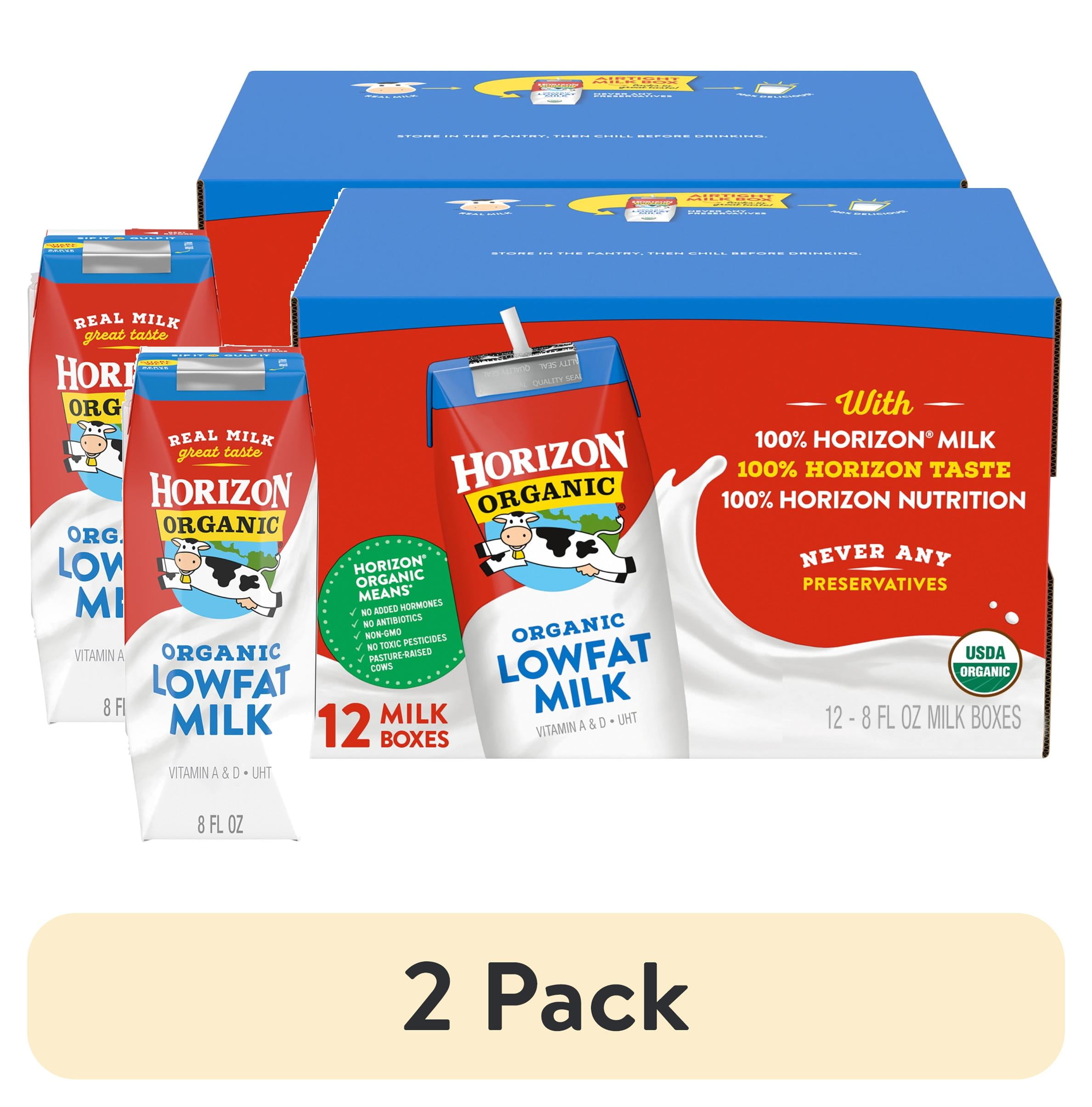 Horizon Organic Pasture Raised Fat Free Milk, 64 Ounce -- 6 per