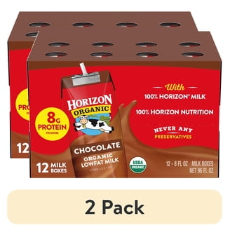 Horizon Organic Shelf Stable 1% Lowfat DHA Omega-3 Chocolate Milk