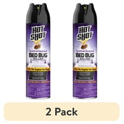2 pack Hot Shot Indoor Pyrethroid-Resistant Bed Bug Killer, 17.5 Ounces
