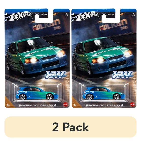 (2 pack) Hot Wheels 1:64 Scale Die-Cast Toy Car or Truck (Styles May Vary)