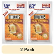 2 pack HotHands Hand Warmers 3-Pair Pack