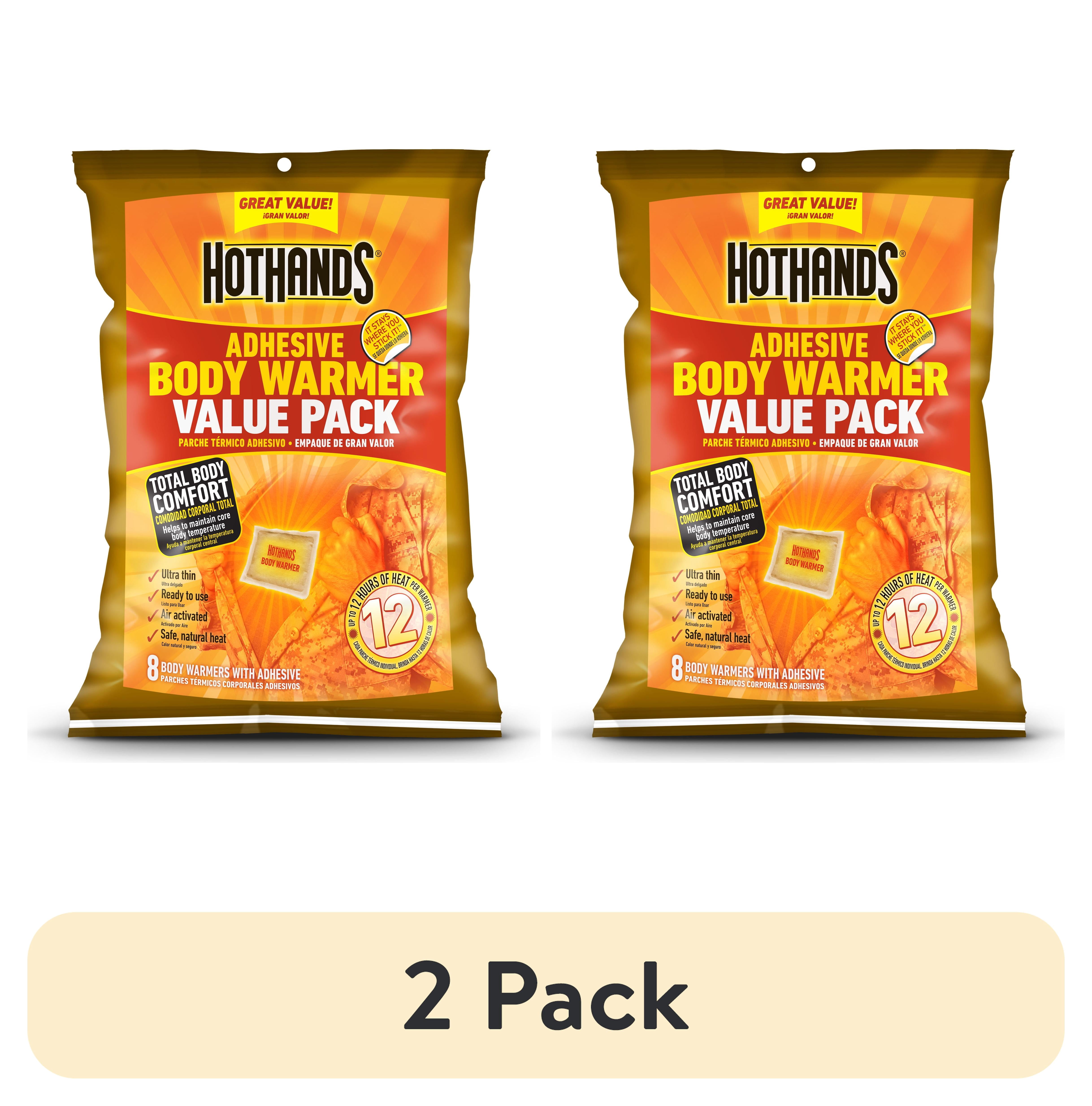 (2 pack) HotHands Stick-On Body Warmers -  8 Pack
