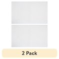 thumbnail image 1 of (2 pack) Hotel Style White Micro-Polyester 24" x 40" Bath Rug, 1 of 14