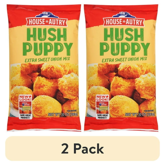 (2 pack) House Autry Extra Sweet Onion Hushpuppy Mix 10z Bag