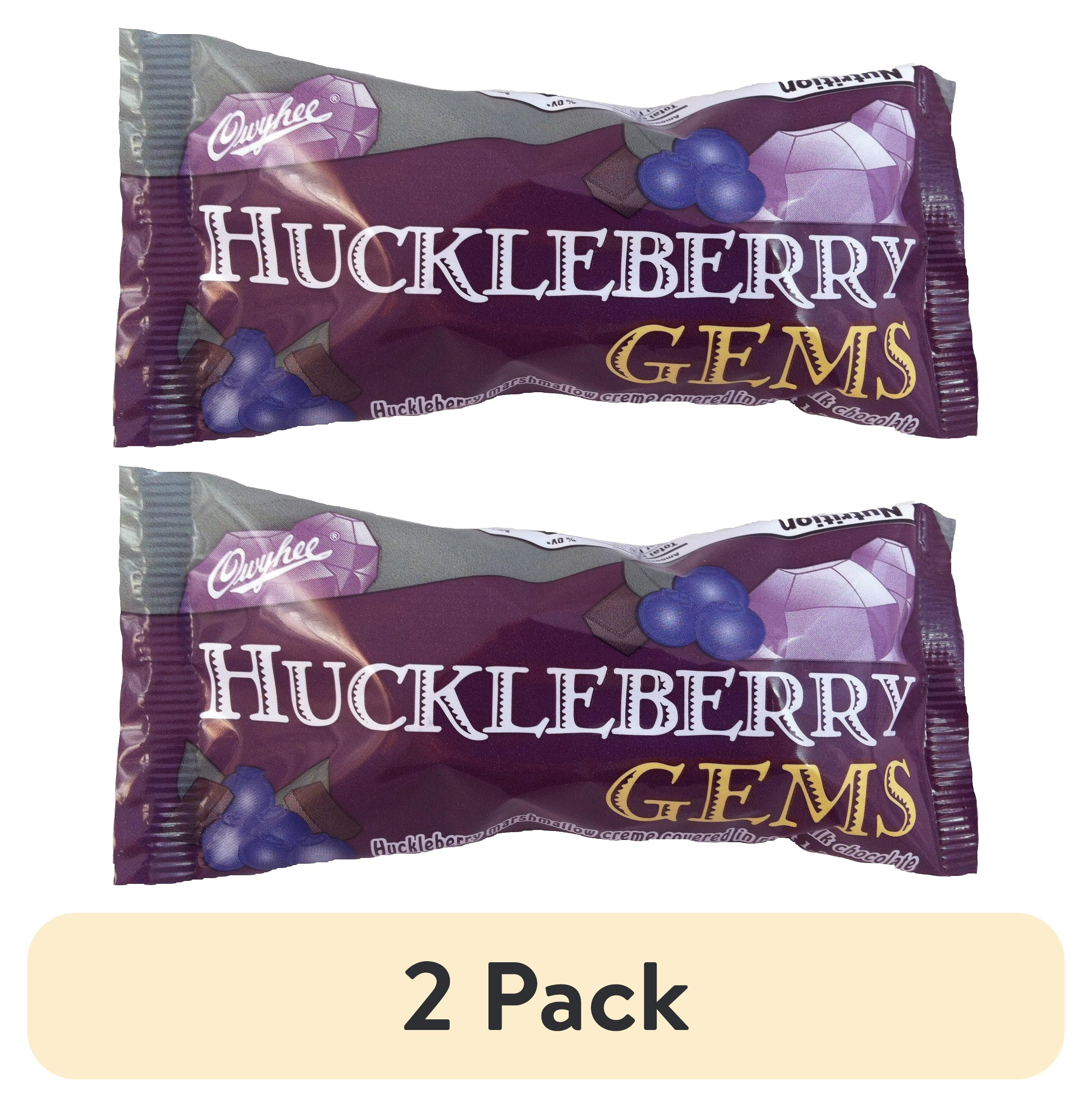 (2 pack) Huckleberry Gem Candy Bar 1.2 oz Idaho Candy Company Marshmallow