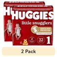 thumbnail image 1 of (2 pack) Huggies Little Snugglers Baby Diapers, Jumbo Size 1, 32 Ea.., 1 of 2