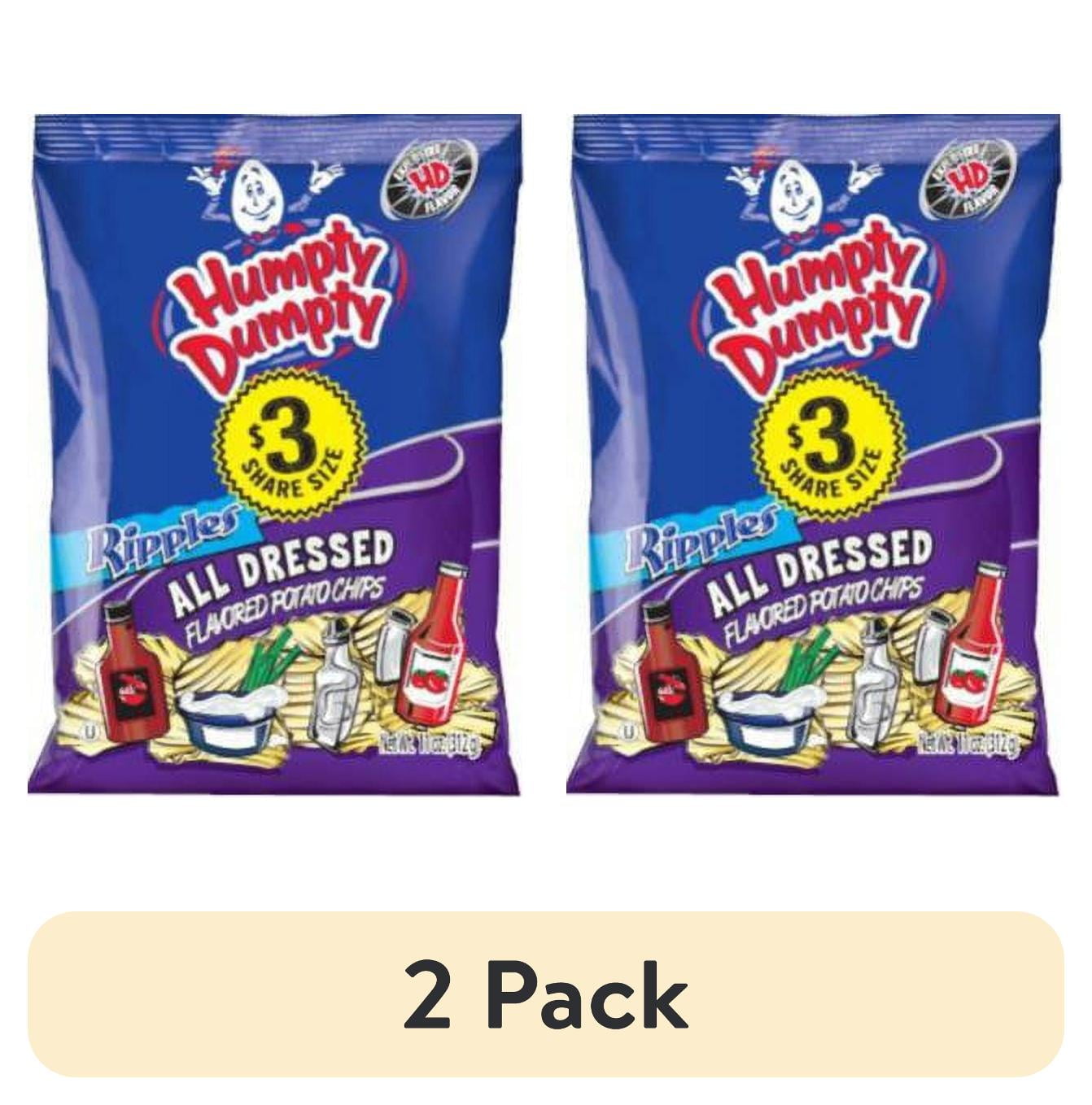 2 pack) Humpty Dumpty All Dressed Ripples, 11 Oz. - Walmart.com