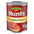 thumbnail image 1 of (2 pack) Hunt's 100% Natural Tomato Sauce, Canned Tomato Sauce, 15 Oz., 1 of 1
