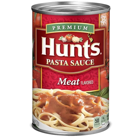 (2 pack) Hunt's Meat Pasta Sauce, 24 oz