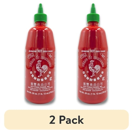 (2 pack) Sriracha Hot Chili Sauce, 28oz (793g) Bottle