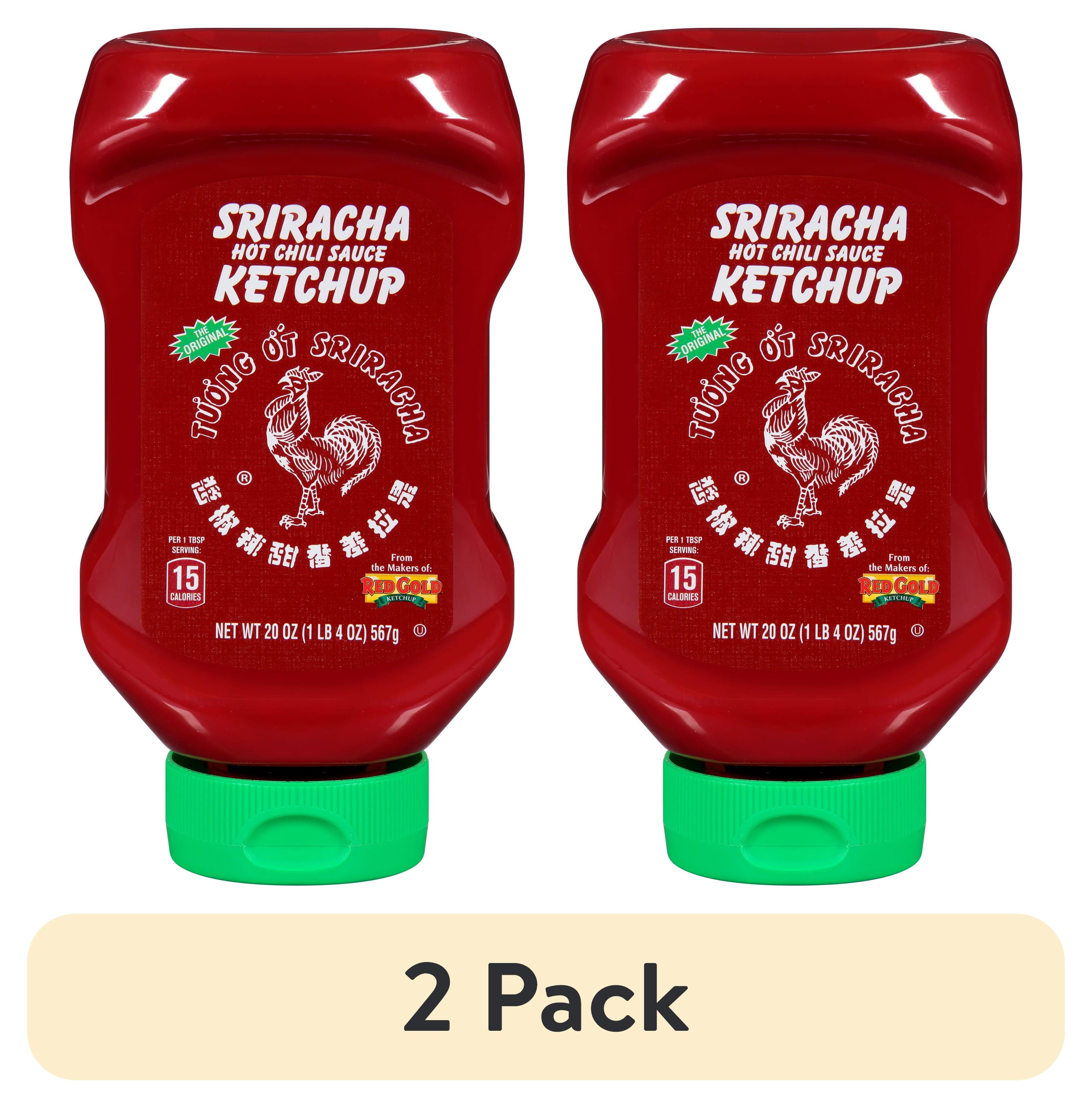 (2 pack) Huy Fong Sriracha Hot Chili Sauce Ketchup 20oz