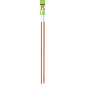 (2 pack) Hy-Ko 48" Orange Fiberglass Driveway Marker, 2-pack, Reflective Top Model# DM80048-2P