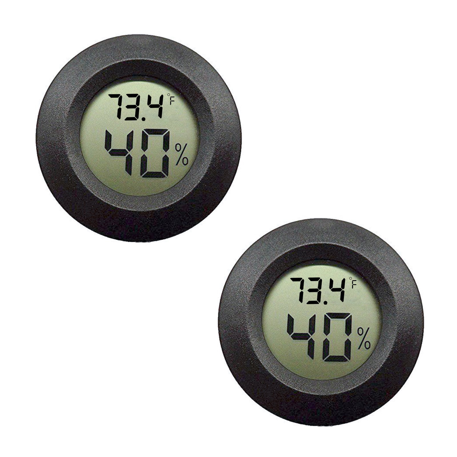 2Pack Outdoor/Indoor Thermometer Hygrometer Digital Humidity Meter  Thermometers Wall Hang Temperature Humidity Gauge Meter with  Celsius/Fahrenheit (℃/℉) for Garden Plant Field Cellar Greenhouse –  Housefibre