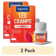 2 pack Hylands Leg Cramps + Arnica, Relief of Leg, Calf, Foot Cramps & Residual Soreness, 40 caplets