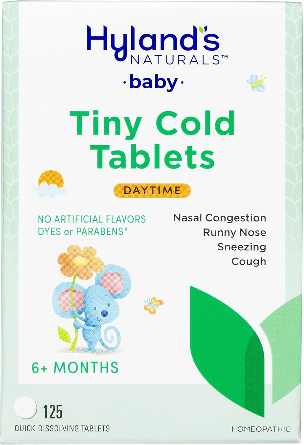 (2 pack) Hyland's Baby Tiny Cold Tablets Quick-Dissolving - 125 CT