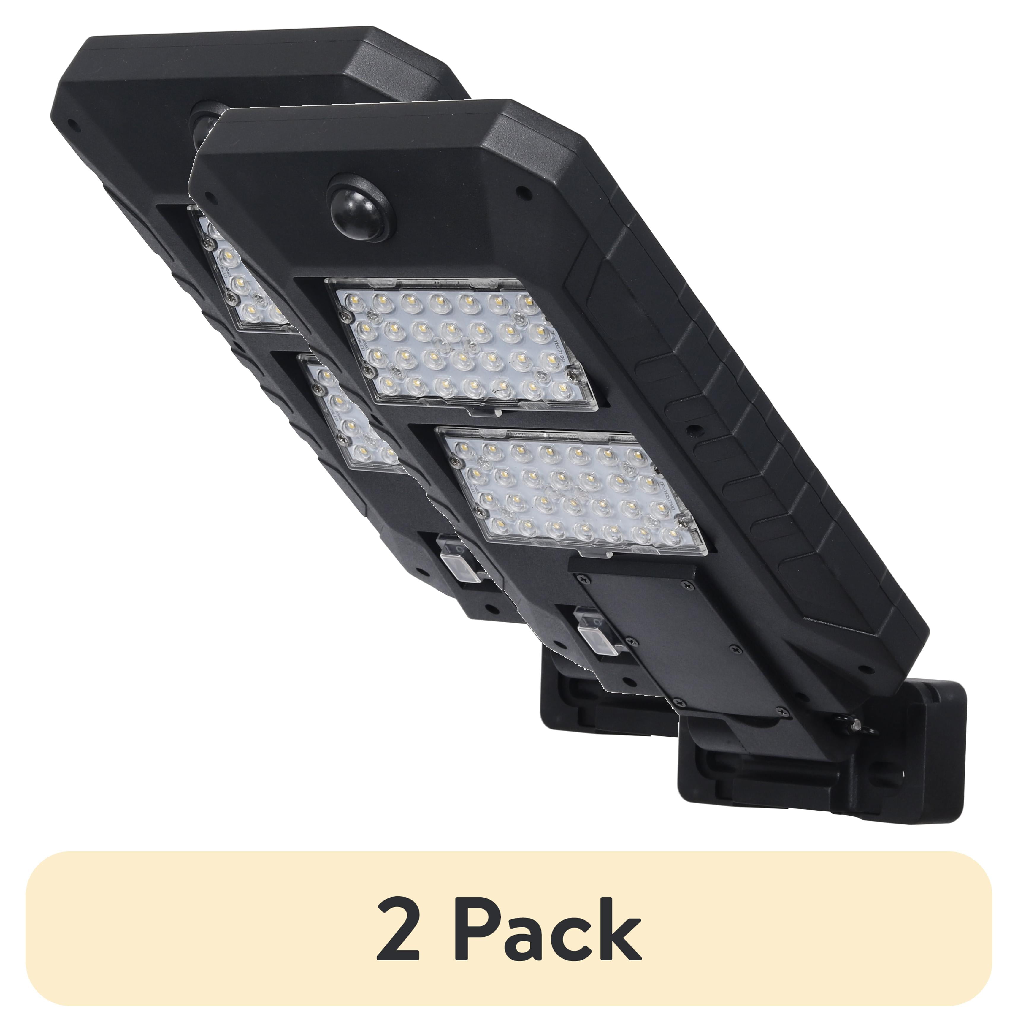 Hyper Tough 1000 Lumen Motion Sensor Solar Street Light - Walmart.com