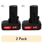 2 pack Hyper Tough 12V Lithium-Ion 4.0Ah Rechargeable Battery