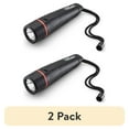 thumbnail image 1 of (2 pack) Hyper Tough 150 Lumen Rubber LED Black Flashlight - Batteries Included, 4.3 oz., 1 of 9