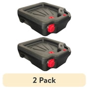 (2 pack) Hyper Tough 16-Quart Automotive Drain Pan Container