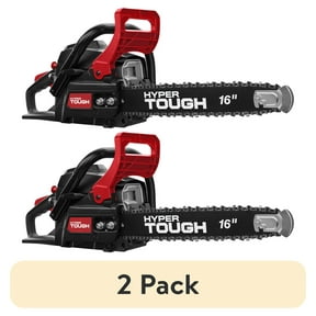 (2 pack) Hyper Tough 16-inch Gas Chainsaw 38cc 2-Cycle Engine