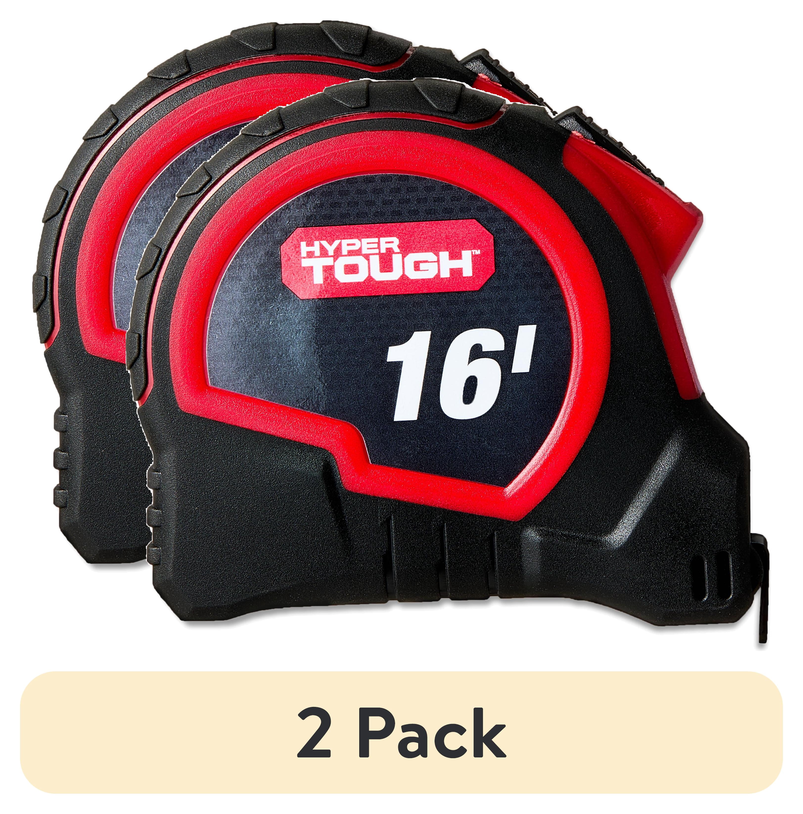 (2 pack) Hyper Tough 16ft. Self Lock Steel Tape Measure