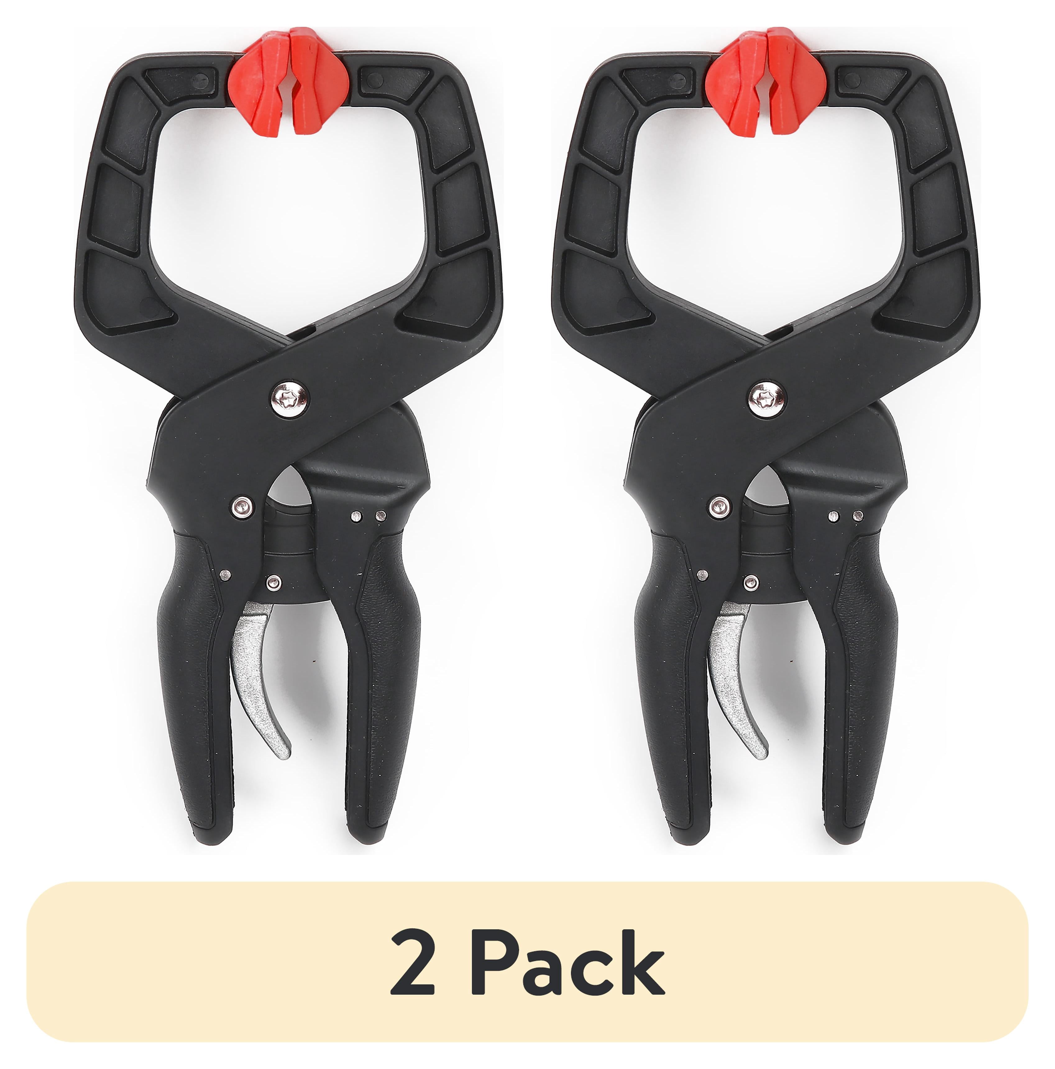 (2 pack) Hyper Tough 2-inch Ratcheting Clamp with Quick-Release Grip