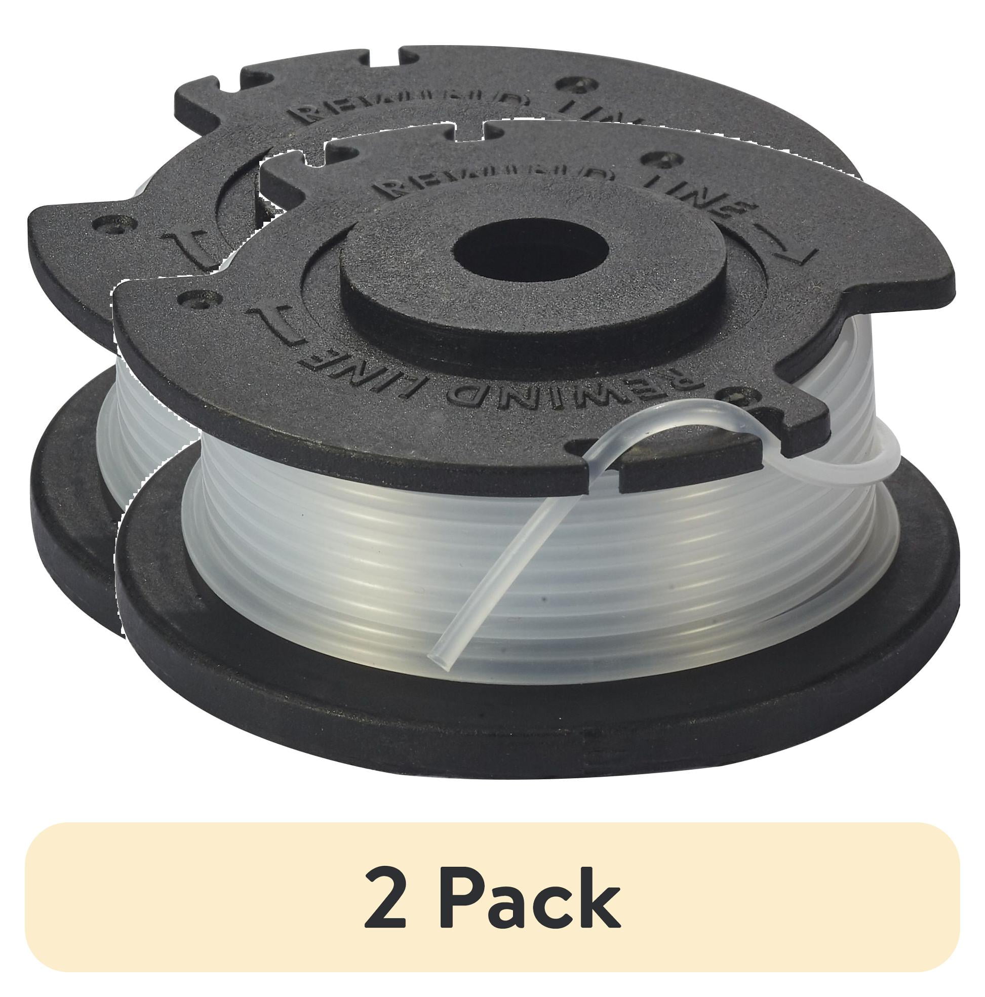 2 pack) Hyper Tough 20V Max2-Pack Spool & Trimmer Line Nylon