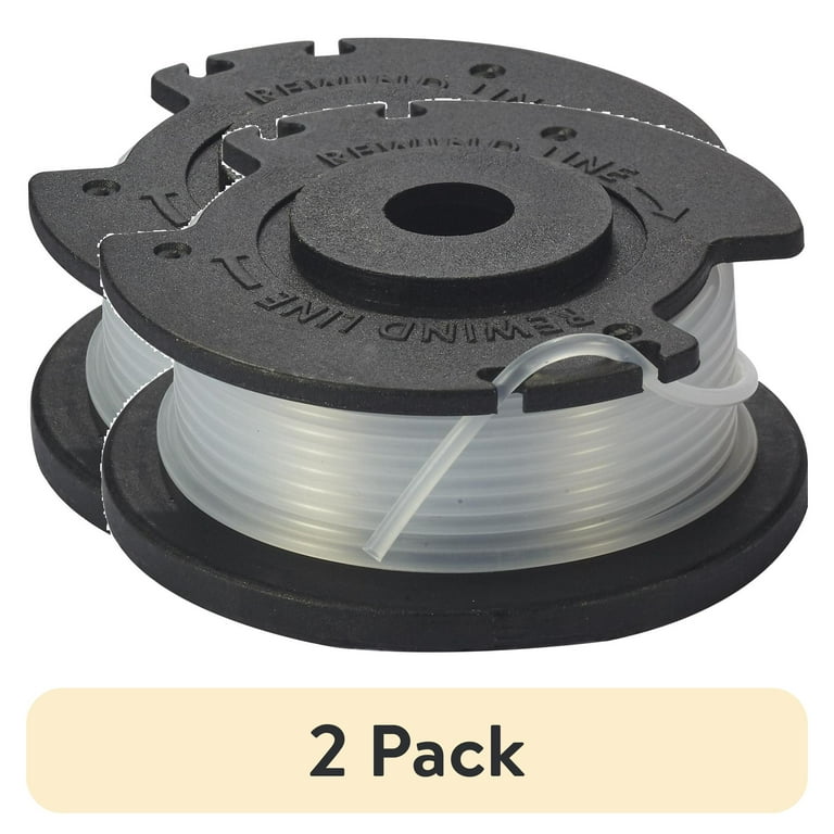 2 pack) Hyper Tough 20V Max2-Pack Spool & Trimmer Line Nylon