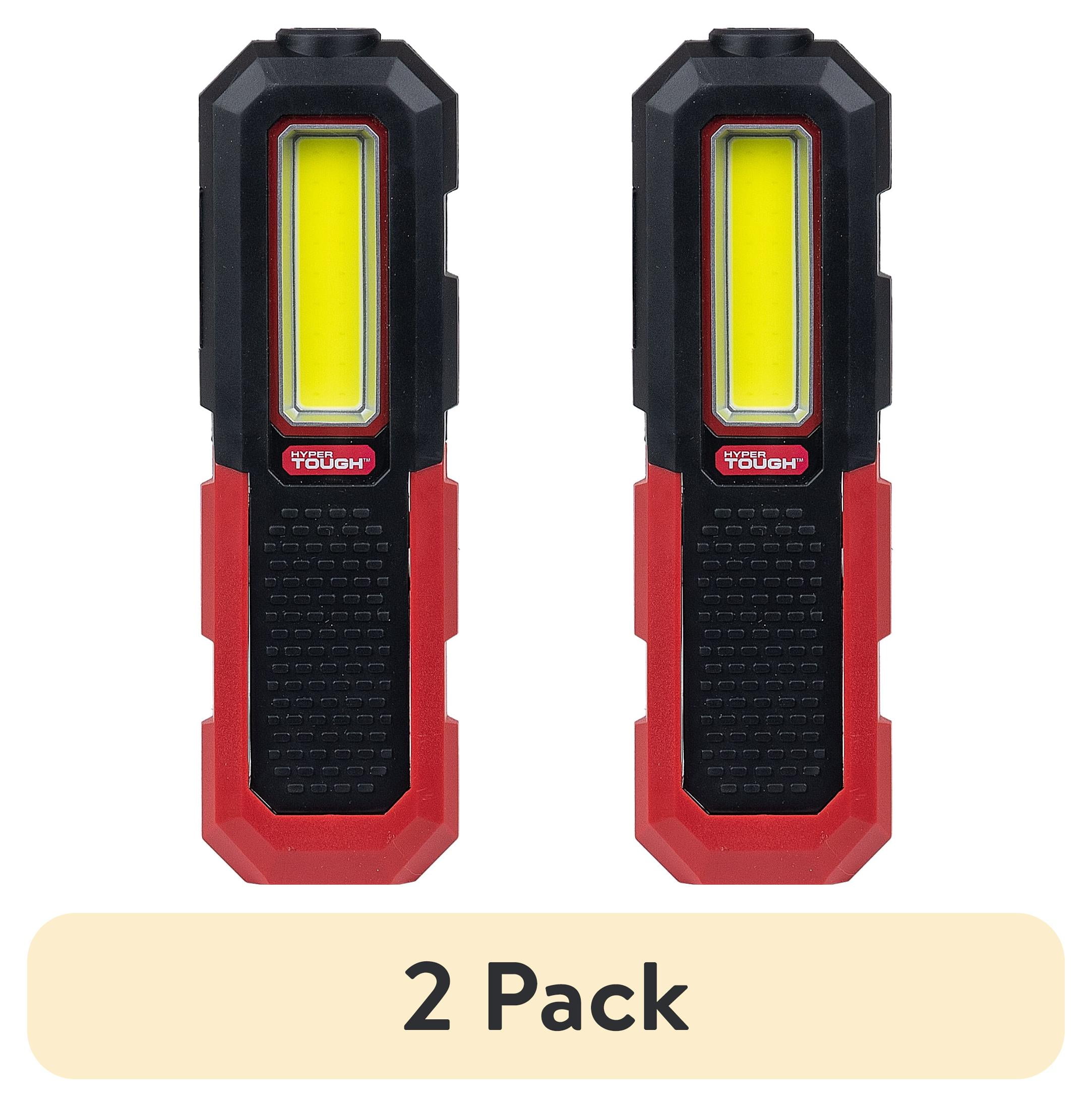 (2 pack) Hyper Tough 350 Lumen Rechargeable LED Work Light with 2-in-1 Spot and Area Features and Magnetic Base