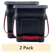 2 pack Hyper Tough 5 gal Bucket Tote, Black, HT-2022-5GB