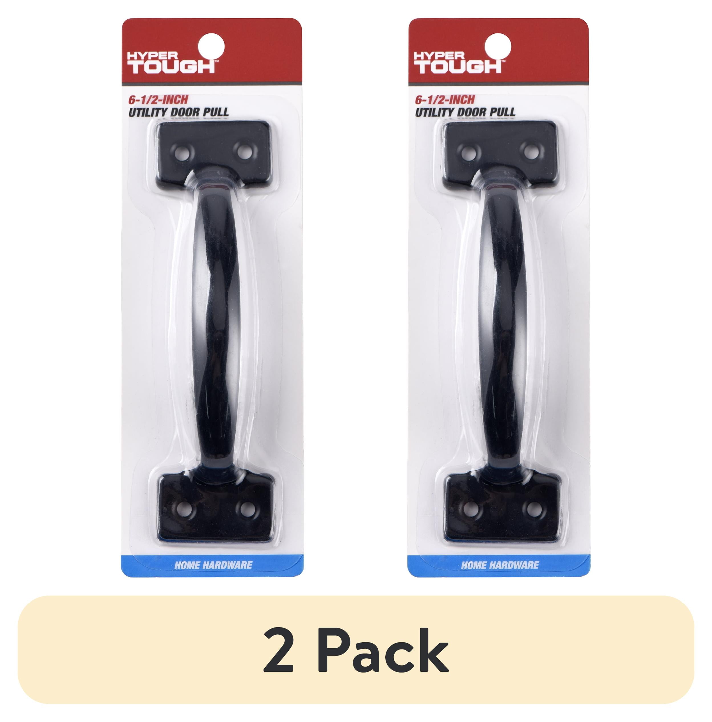 (2 pack) 6-1/2 in. Utility Door Pull, Black