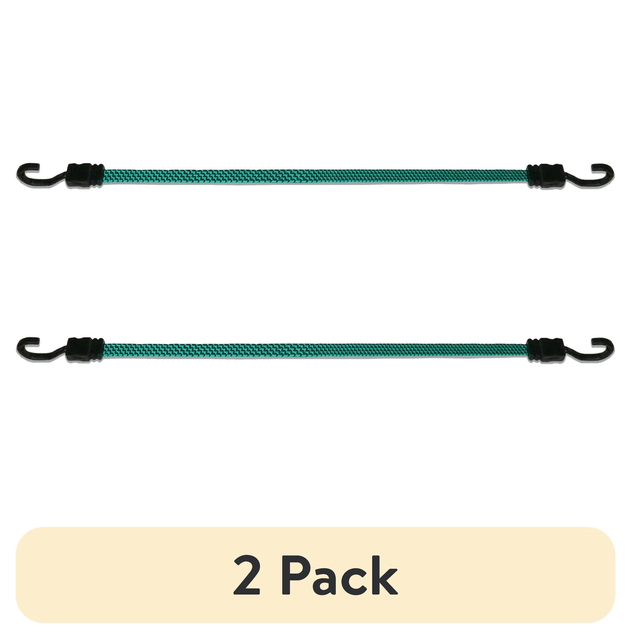 (2 pack) Hyper Tough 6 Pieces Flat Bungee Cord Set, Plastic Jar, 35 inch, 1.11 oz