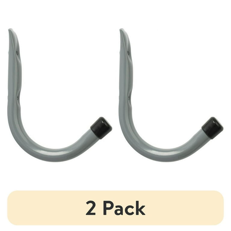 2 pack) Hyper Tough 6 in. Wall Mounted Steel Garage Utility J Hook