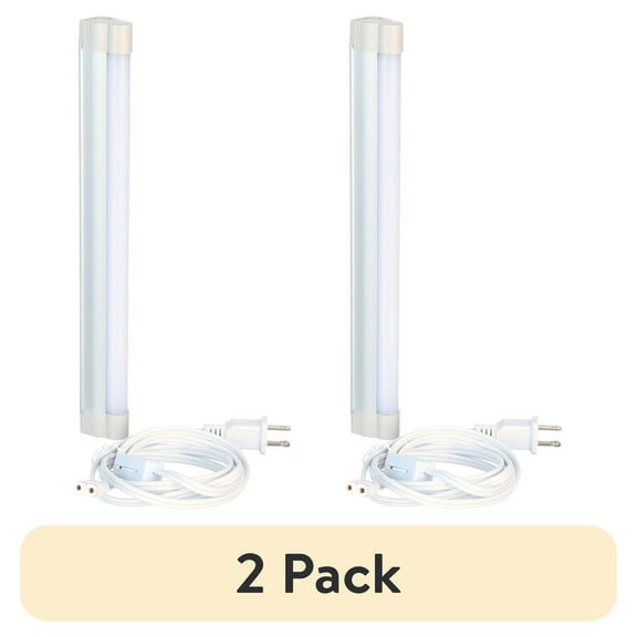 (2 pack) Hyper Tough 700 Lumen 12" LED Under Cabinet Light, Linkable