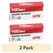 (2 pack) Hyper Tough Aluminum Retractable Box Cutter with 6 Blades