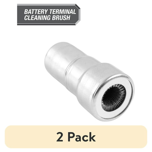 (2 pack) Hyper Tough Battery Terminal and Post Cleaning Brush, Model 4019