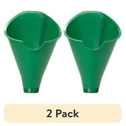 (2 pack) Hyper Tough Big Mouth Automotive Plastic Funnel, Green, 10713RFHT, 1 Each